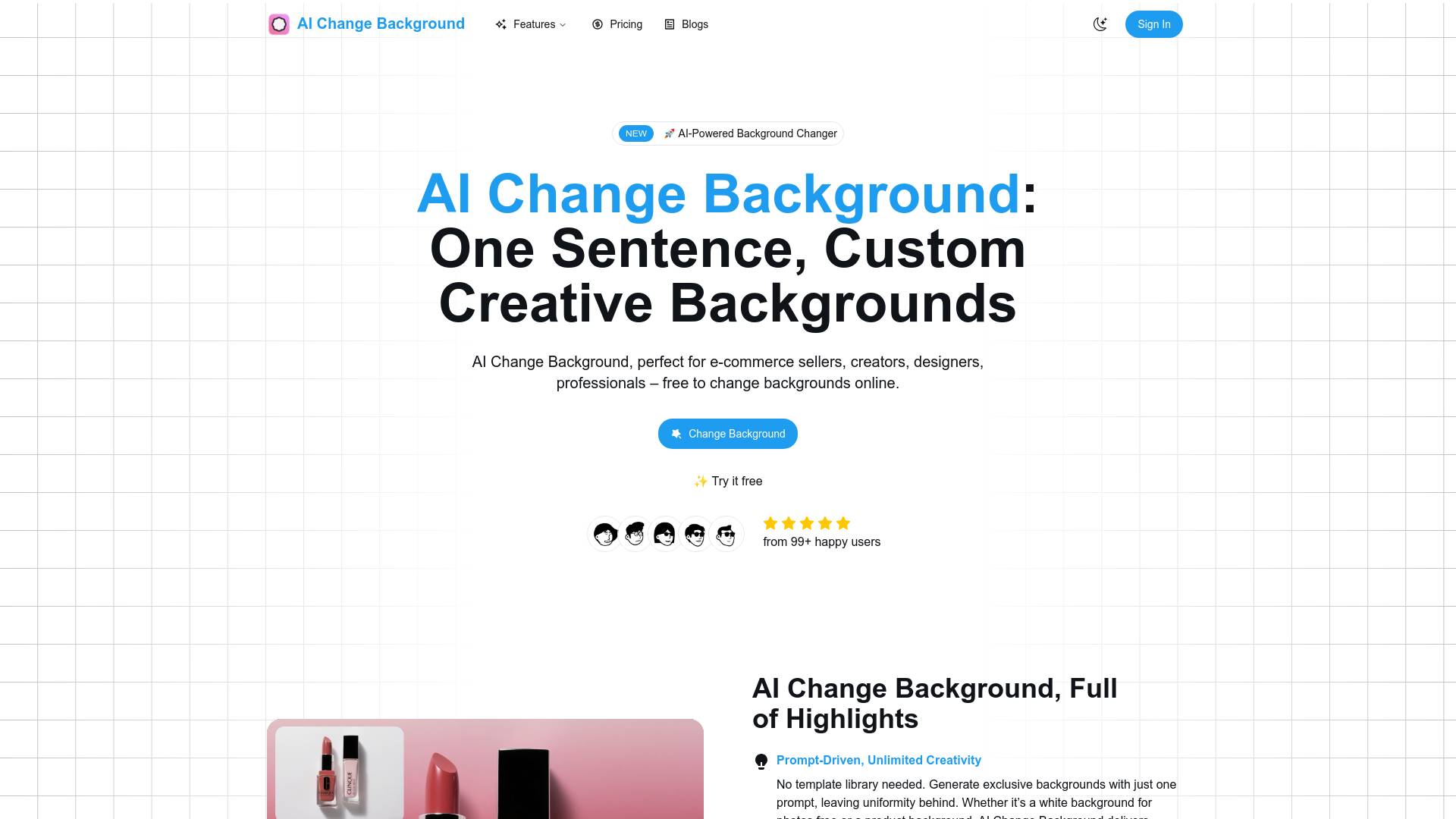 AI Background Removal & Change | aichangebackground screenshot
